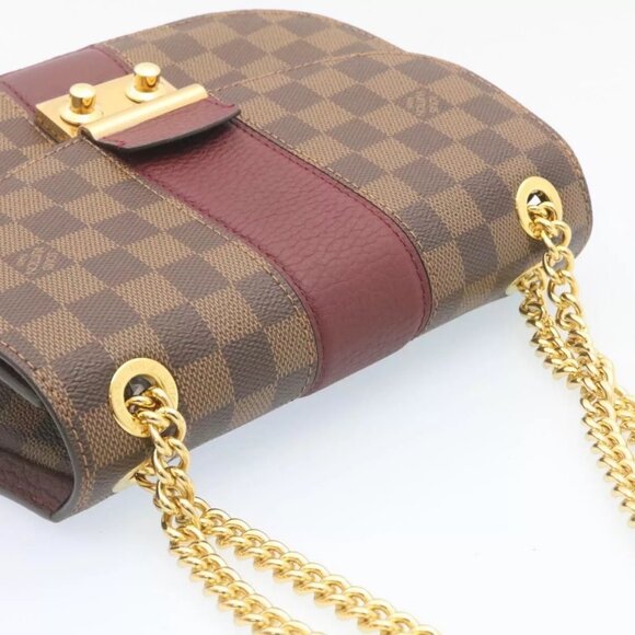 LOUIS VUITTON Damier Ebene Wight Chain Shoulder Bag LV Auth - Picture 7 of 16
